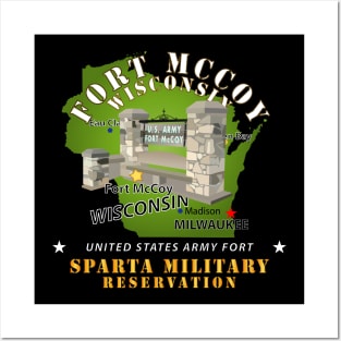Ft McCoy WI - Sparta Military Resv - White Posters and Art